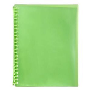 Marbig Refillable Display Book A4 (Translucent) (Lime)