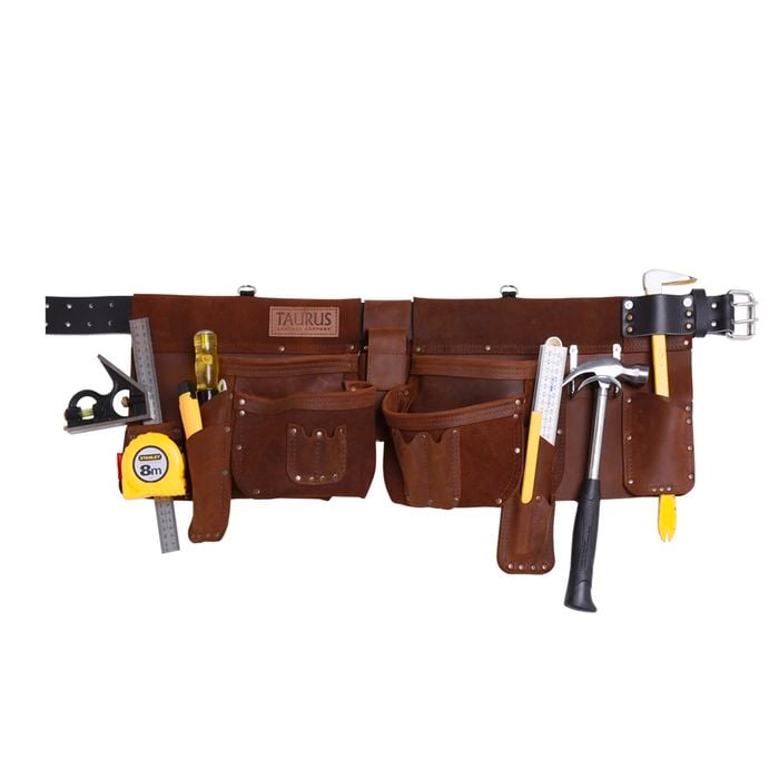 Taurus Brown Leather L/H Heavy Duty Super Yankee Split Apron