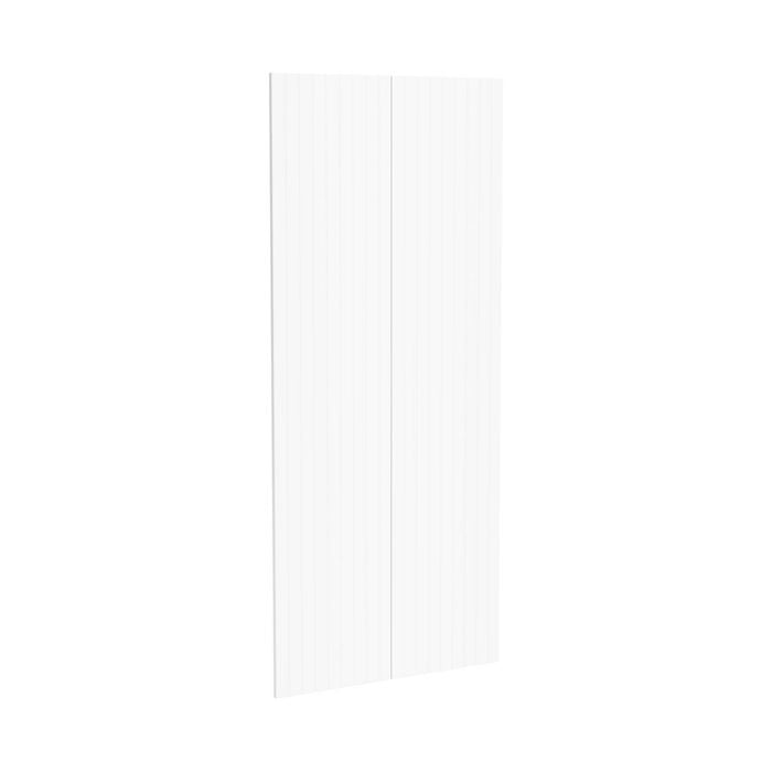 Kaboodle 900mm Nougat Truffle V-Groove Pantry Doors - 2 Pack
