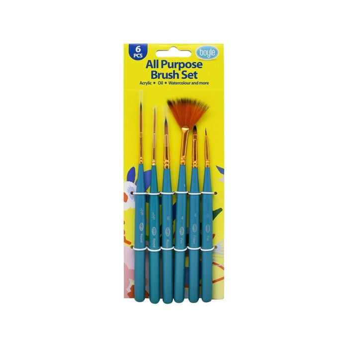 Boyle 6 Piece All Purpose Brush Set