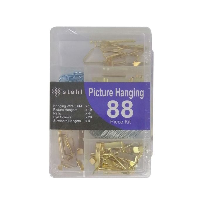 Stahl 88 Piece Assorted Picture Hanging Kit