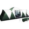Weisshorn Family Camping Tent 12 Person Tents (3 Rooms) Green