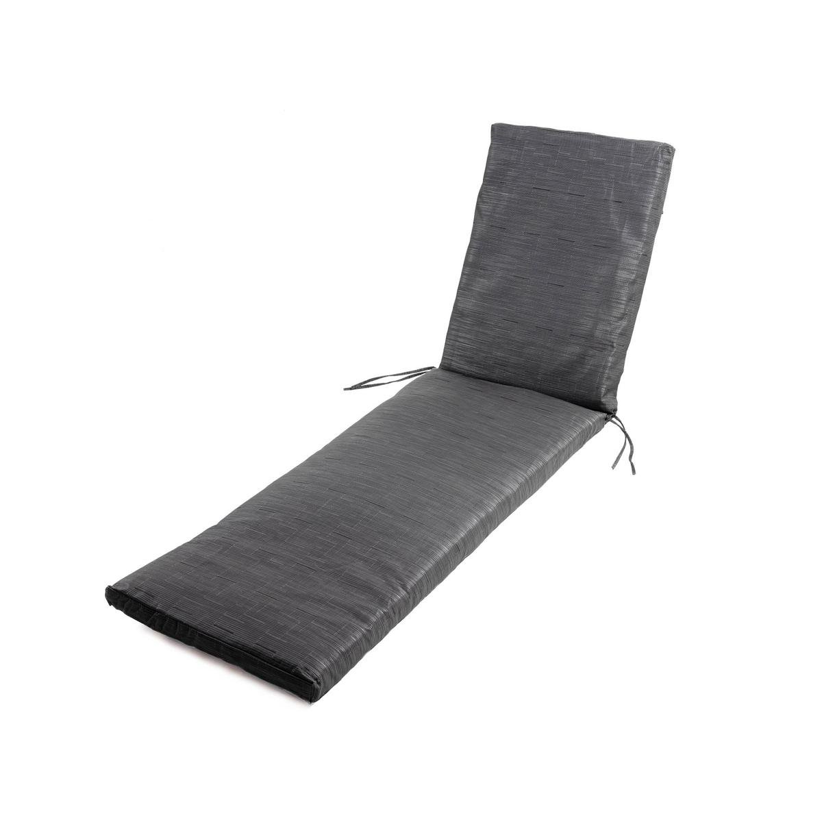 MOJO Charcoal Outdoor Sunlounge Cushion Bunnings Australia