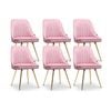 6x Dining Chairs Pink