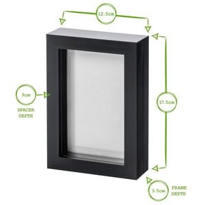 Nicola Spring Box Picture Glass Photo Frame, Standing & Hanging - For 4x6" (10x15cm) Photos - Pack Of 5