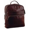 Pierre Cardin Rustic Leather Business Backpack/Computer Bag 30x36cm Chestnut