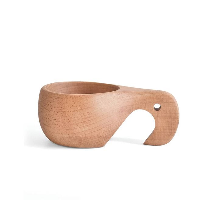 Anygleam Brown Style 3 Wooden Cup Coffee Mug Kitchen Tools Accessories