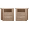 ALFORDSON 2x Bedside Table Wood