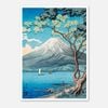 Galrie Hokusai's Iconic Mount Fuji Art Print Cherry Blossoms-Japanese Ukiyo-e Masterpiece, Poster Only, A4 21 x 30cm (8x12inch)