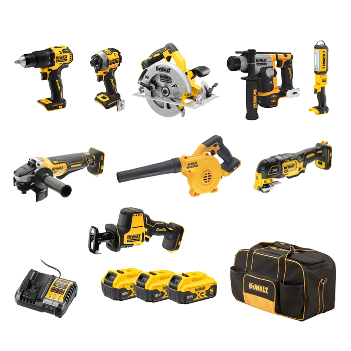DeWALT 9 Piece 18V Combo Kit DCZ965P3-XE