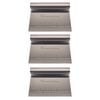 3PK Brunswick Bakers Stainless Steel Dough Cutter 15x12cm Baking Tool Silver