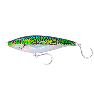 Nomad Design Madscad 115mm 42g Sinking Stick Bait Fishing Lure Silver Green Mackerel