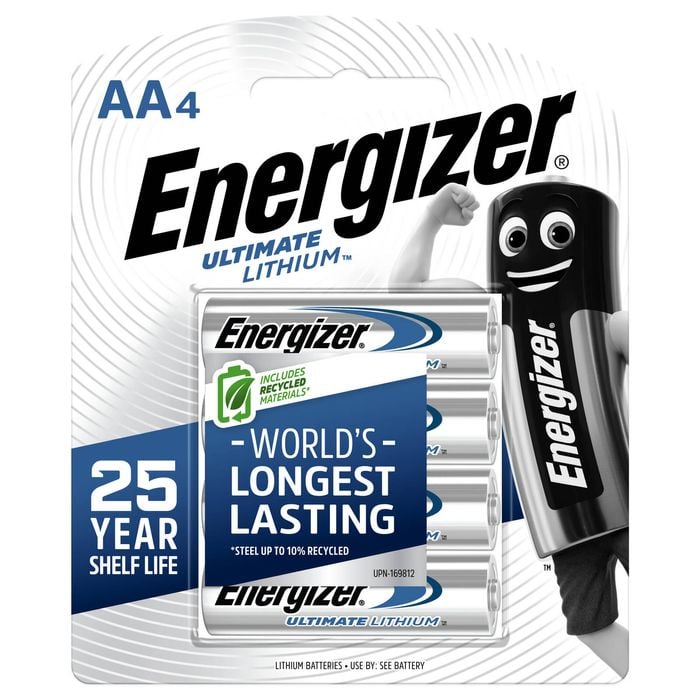 Energizer Ultimate Lithium AA Battery - 4 Pack