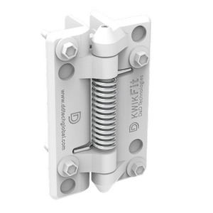 D&D Technologies KwikFit Polymer Self-Closing Hinges White 