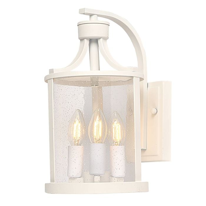 Vencha Melton Exterior Wall Light - White