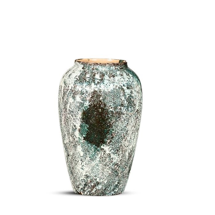 SOGA 30x19cm Ceramic Vase – Green