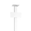 Sandleford White Heavy Duty Letterbox Post