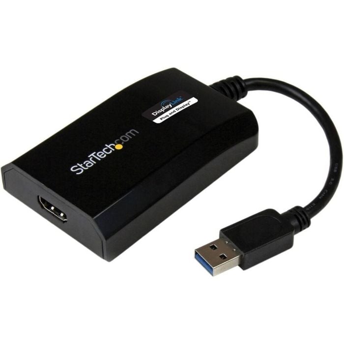Startech.com Usb 3.0 To Hdmi Adapter, Displaylink Certified, 1920x1200, Usb-a To Hdmi Display Adapter