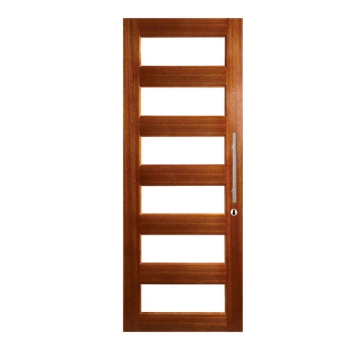 Hume 2040 x 820 x 40mm Entrance Door SPM Savoy Frosted Glass XS26