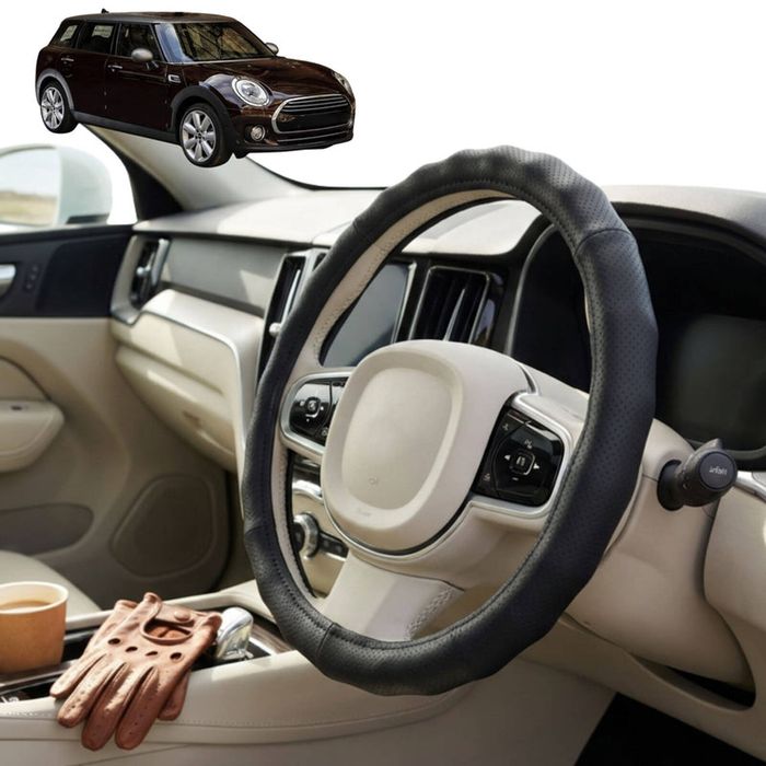 Australian Goose Steering Wheel Cover for MINI Clubman 2015 - Current (F54) Circle Black