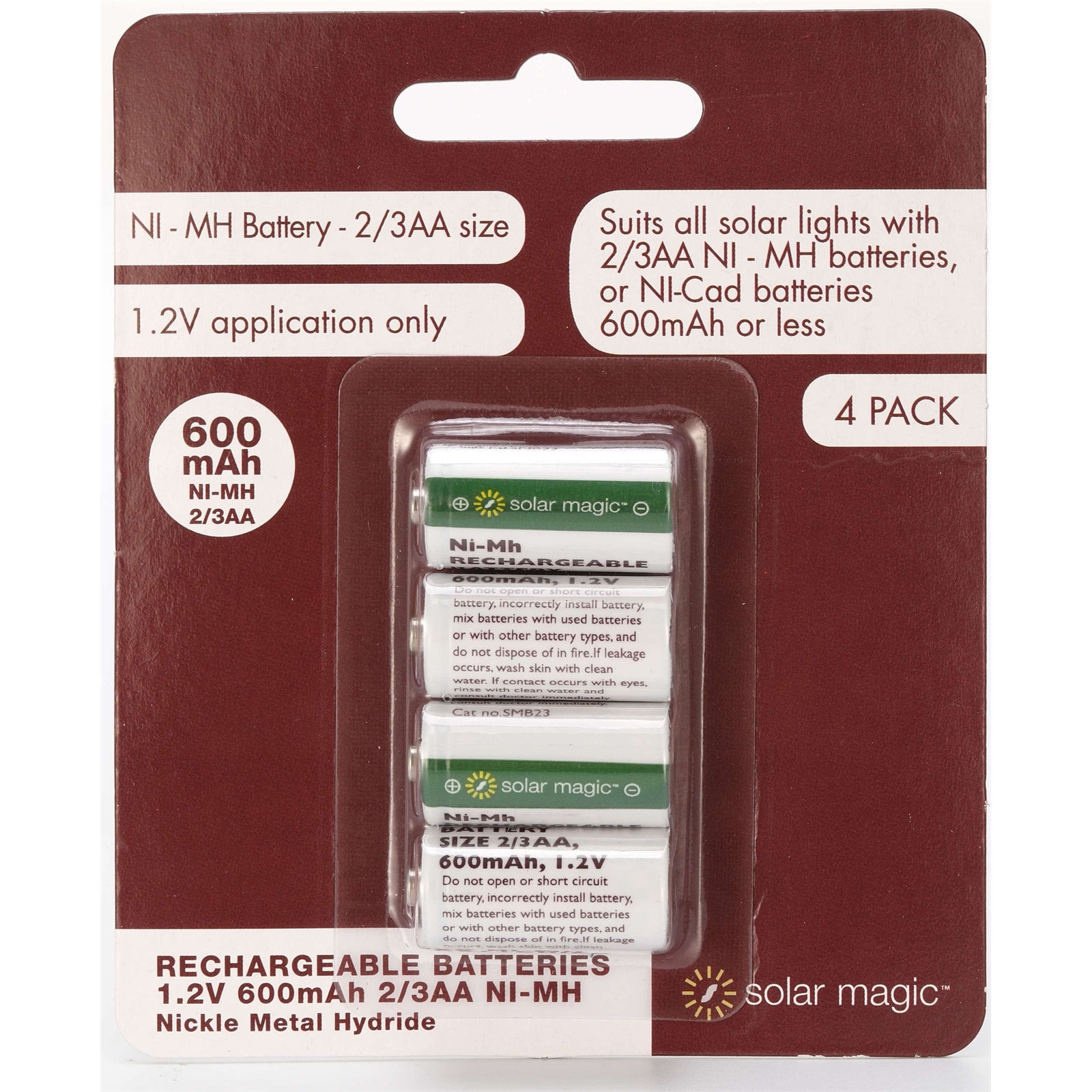 Bunnings solar light batteries top