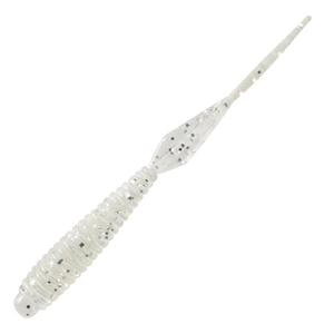 Magbite Booty Shake 2" Finesse Ajing Soft Plastic Fishing Lure 01 Clear Glitter