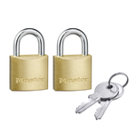 Master Lock 30mm Brass Keyed Padlock - 2 Pack