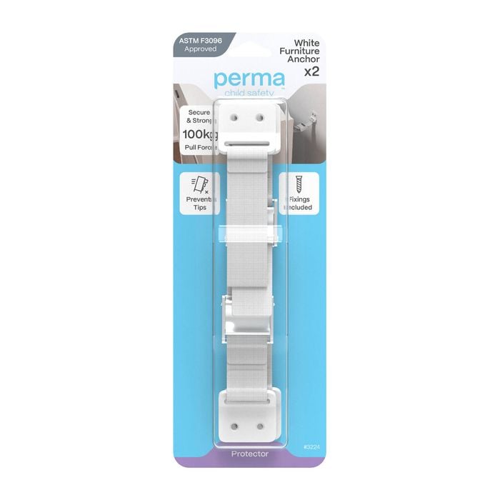 Perma Child Safety Furniture Anchor - 2 Pack