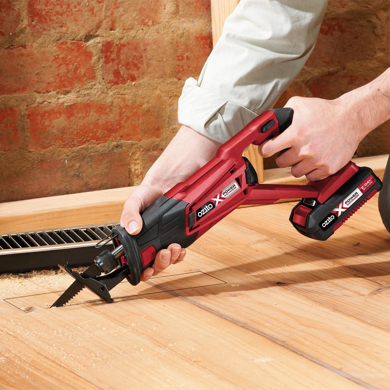 Ozito PXC 18V Cordless Reciprocating Saw PXRSS 400 Skin Only Bunnings New Zealand