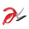Dreamfarm Scizza Easy Ergonomic Stainless Steel Pizza Scissors & Server Red