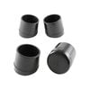 Surface Gard 22mm Black Angled Plastic External Chair Tip - 4 Pack