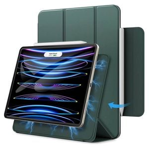 TEGAL Magnetic iPad Pro Case with Apple Pencil Clasp for iPad Pro 2023 13" Midnight Green