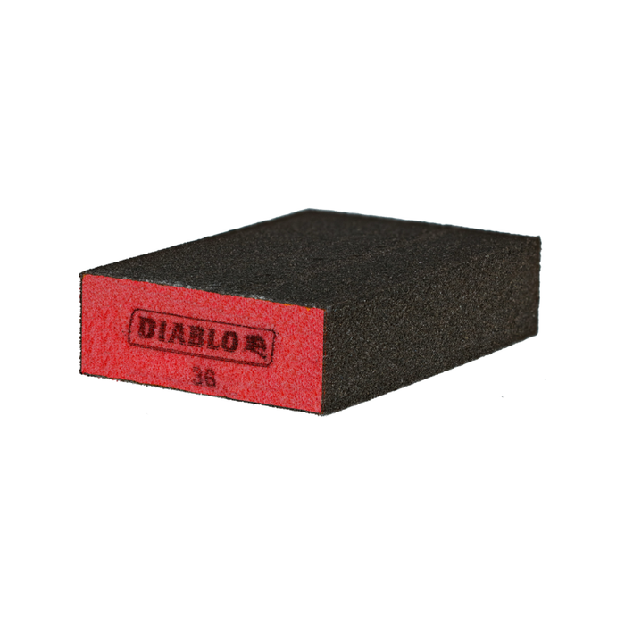 Diablo 36 Grit Heavy Removal Flat Edge Sanding Sponge - 1 Pack
