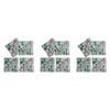 3x 4pc LVD Porcelain Coasters Serenity Home/Kitchen Decor 10cm Square