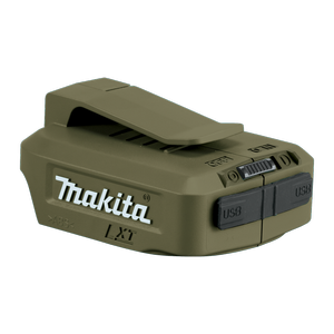 Makita LXT 18V Olive USB Adaptor Battery Charger ADP05O - Skin Only