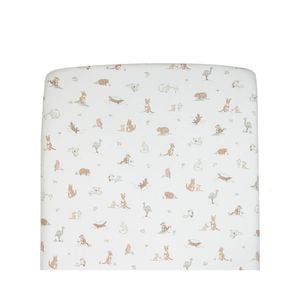 Living Textiles Organic Port-a-cot Fitted Sheet - Australiana