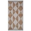 Natural Handwoven Jute Rug-Toulon 1132-Natural/Ivory-80x150cm