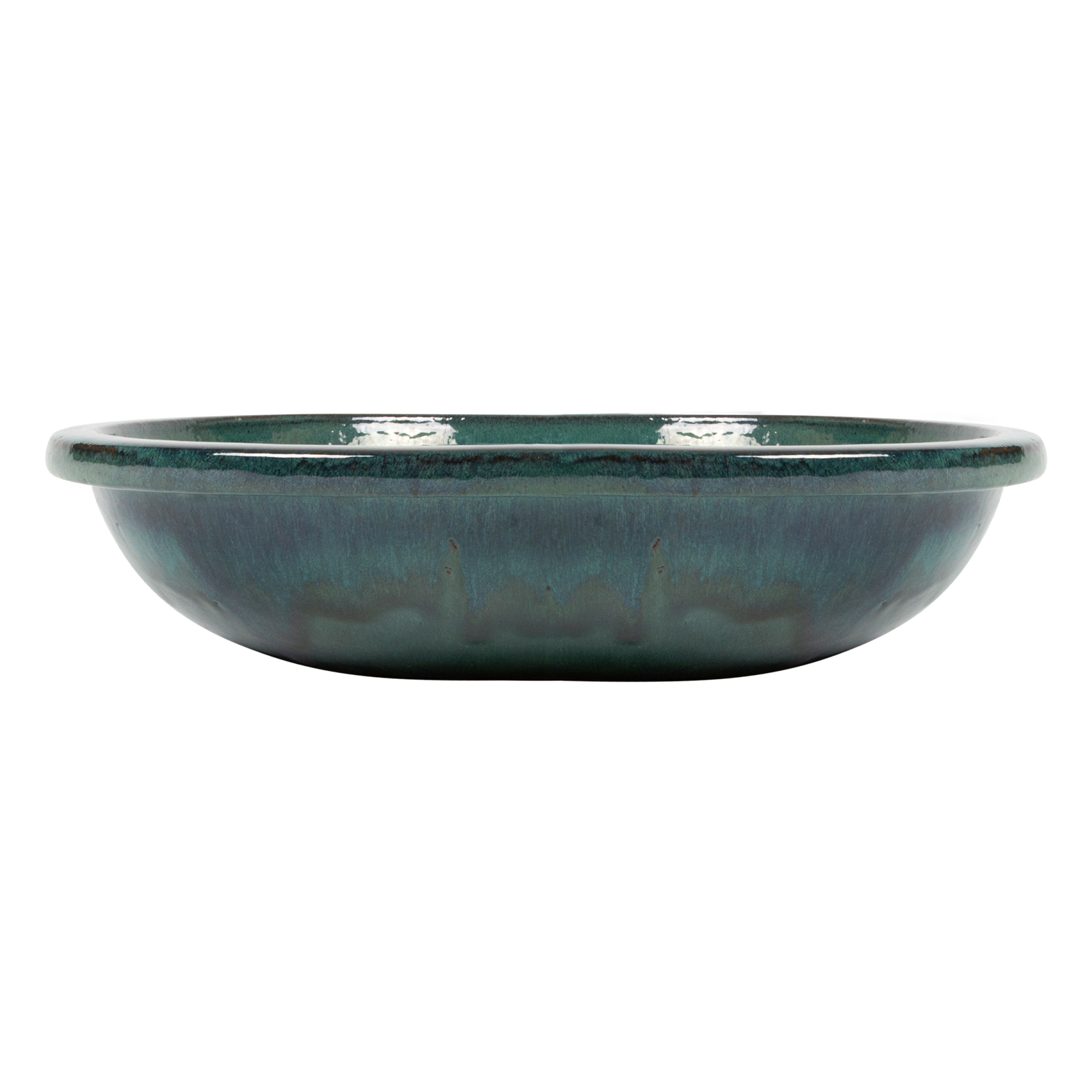 Northcote Pottery 50 x 14cm Forrest Green Newport Water Bowl