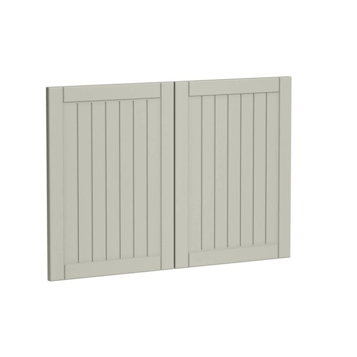Kaboodle 900mm Pistachio Country Rangehood Doors - 2 Pack