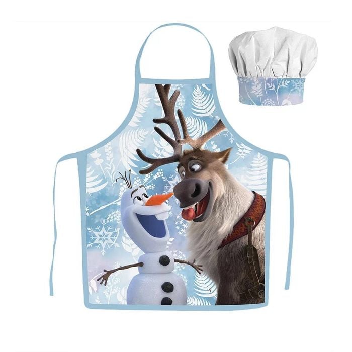 Disney Frozen Sven Kids Apron And Chef's Hat Set