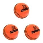 3PK Summit Global Fluro One Dayer Hollow Plastic Ball - Orange