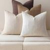 Gioia Casa 4-Pack Linen Look Cushion Covers 45cm x 45cm - Earthy Neutrals