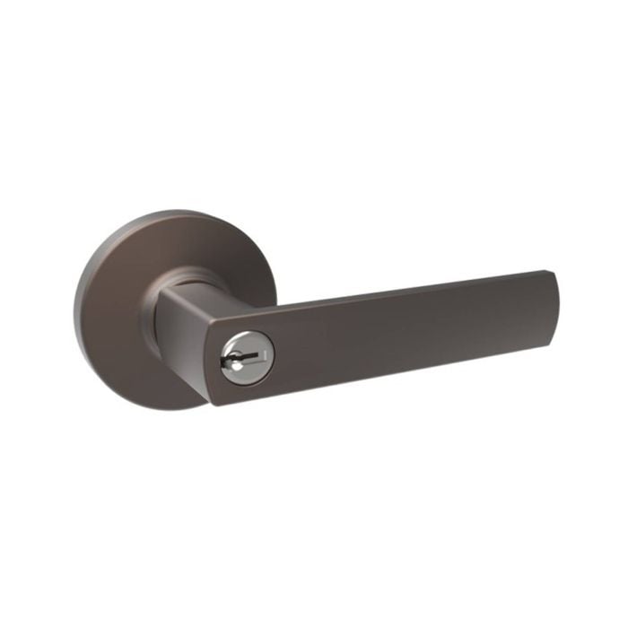 Lane Gun Metal Grey Oxford Entrance Leverset