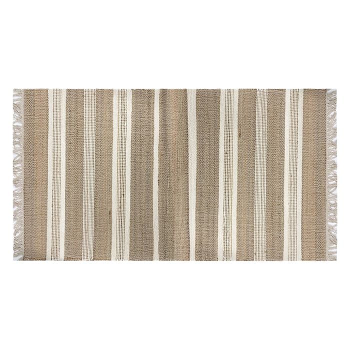 Madras Link 60x90cm  Natural/White Adara Indoor Jute Blend Mat