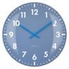 Nextime Duomo Glass Analogue 50cm Wall Clock - Blue