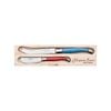 Laguiole Jean Neron 2pc Cheese Knife & Spreader Set - Mixed Colour