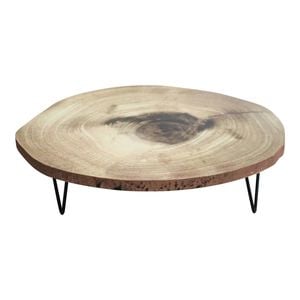 LVD Wood Log 30x8.5cm Display Stand Round Small - Natural