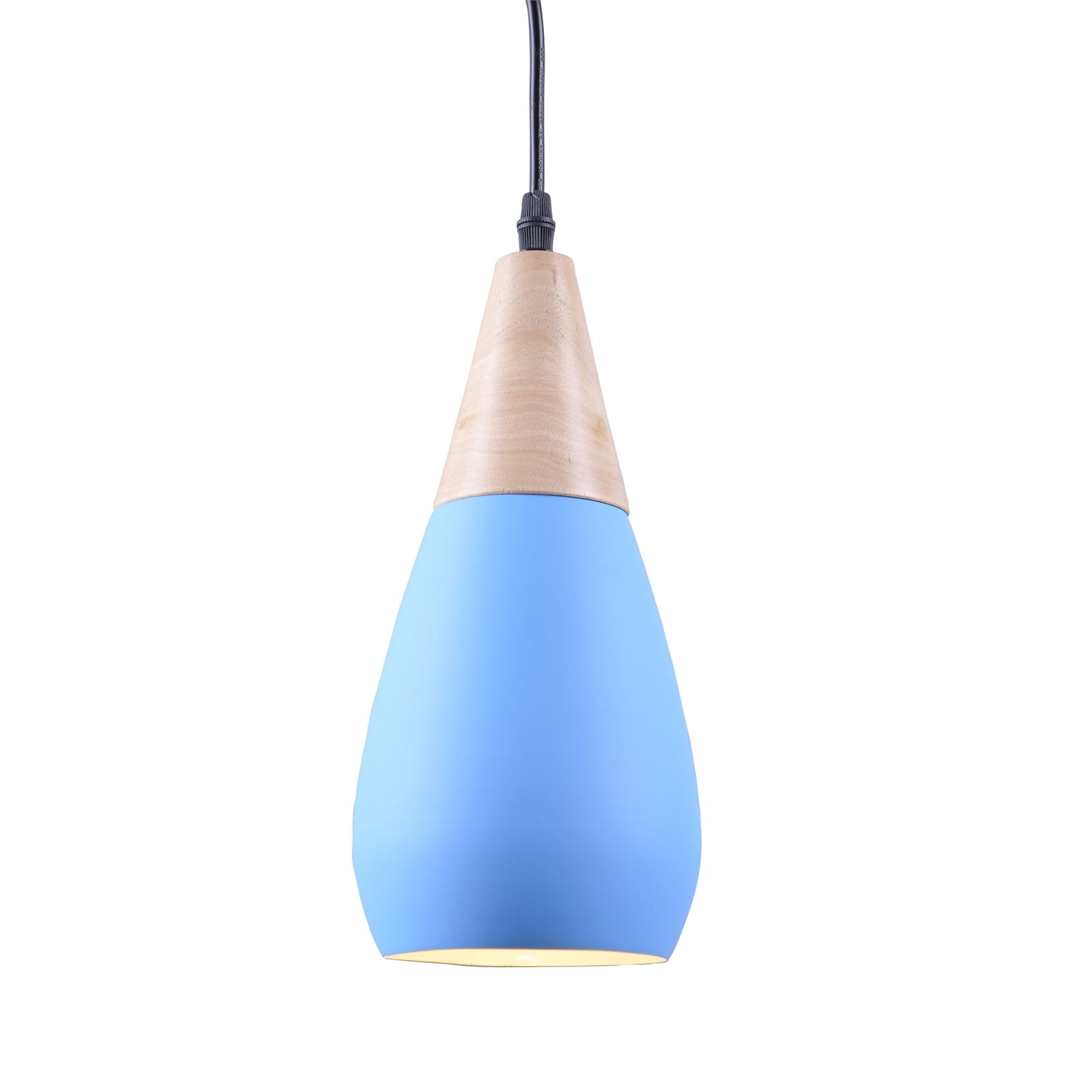 Crompton Mali Cone Blue Pendant Light product image