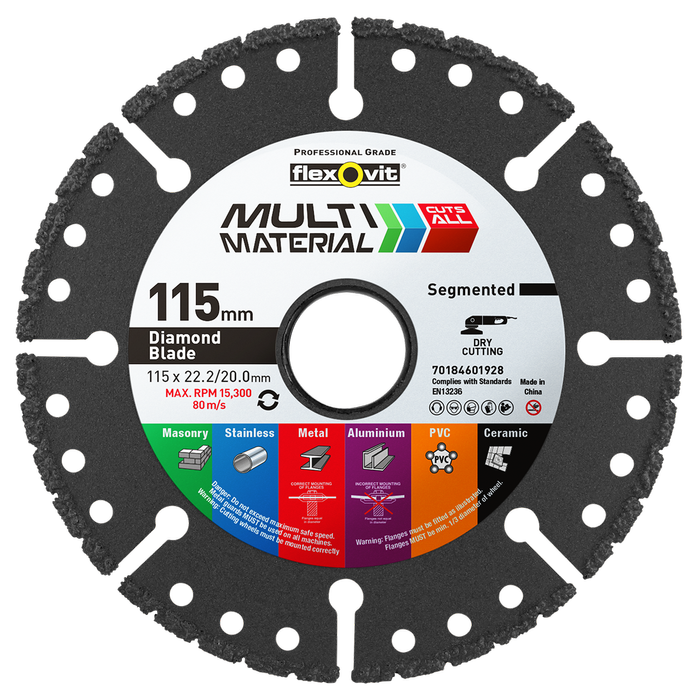 Flexovit 115mm Diamond Multi Blade
