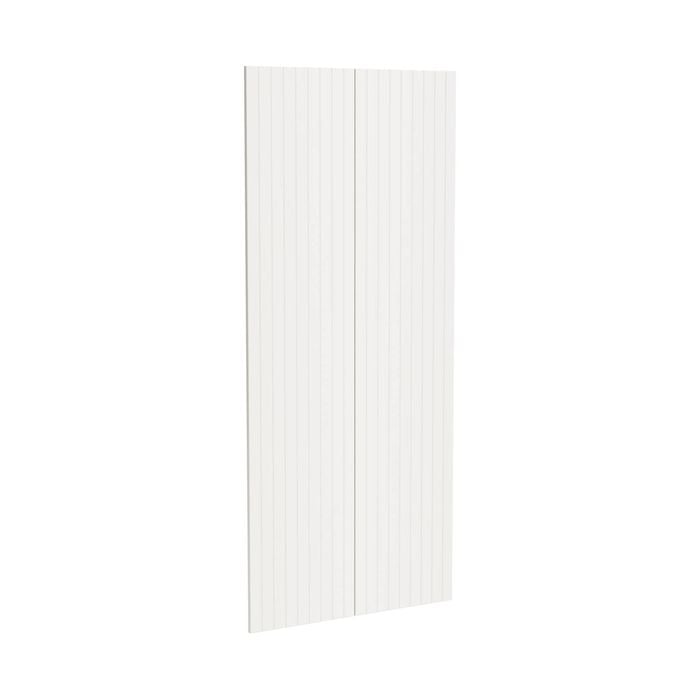 Kaboodle 900mm Vanilla Essence  V-Groove Pantry Doors - 2 Pack
